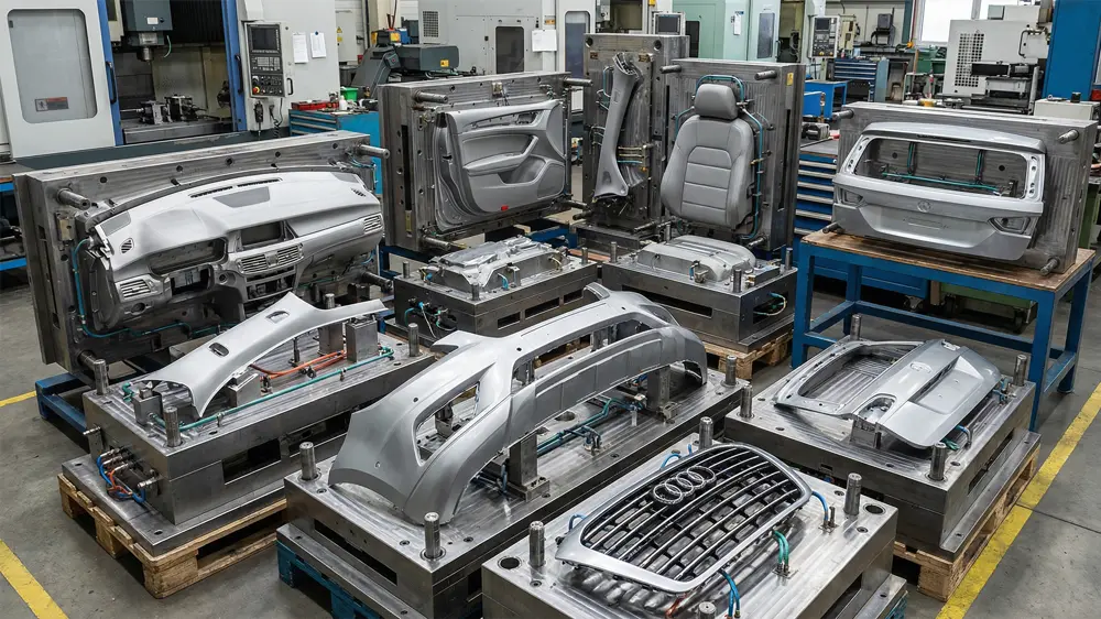 Spuitgietmatrijzen voor auto-interieur en exterieur