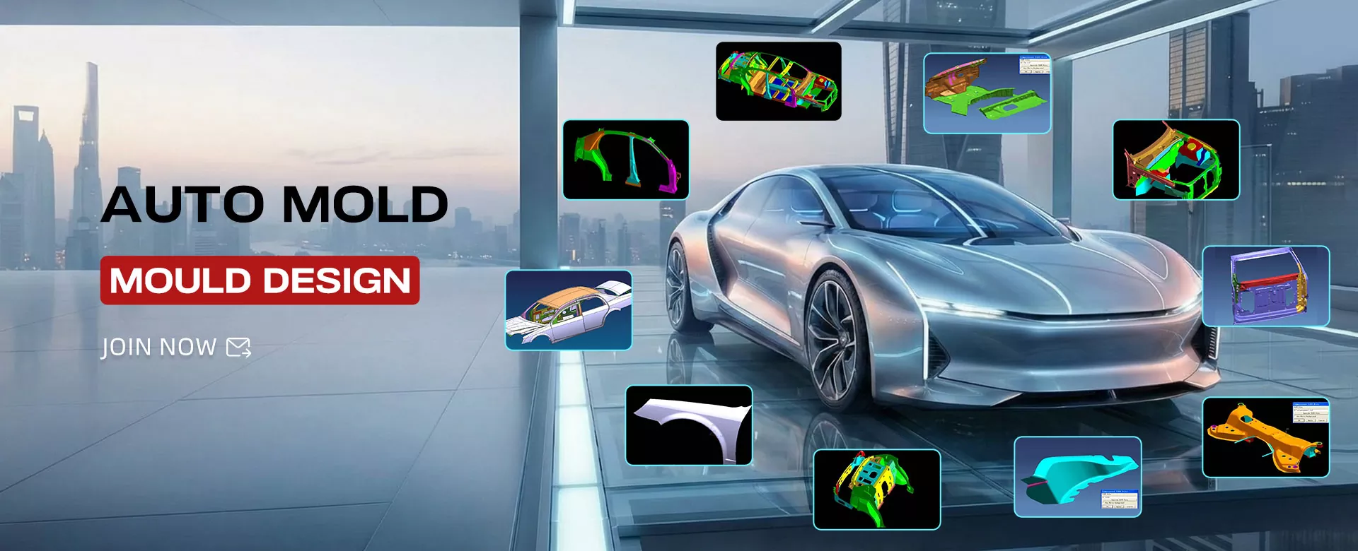 Hoogwaardige fabrikant van stempelvormen voor buitenpanelen voor auto-carrosserieën