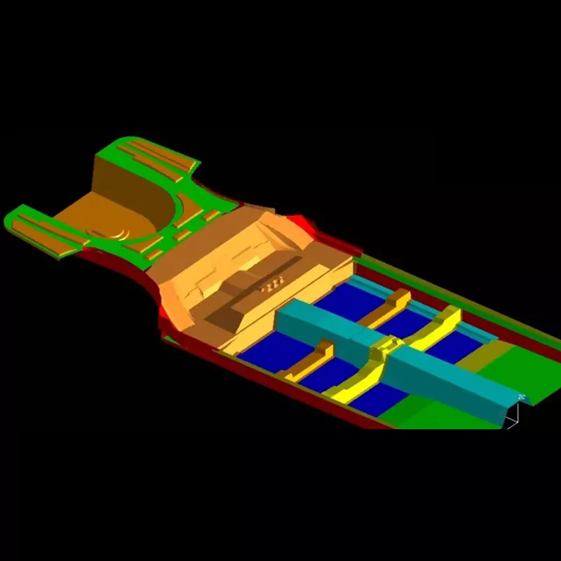 Stempelmatrijzen voor vloermontage voor auto's