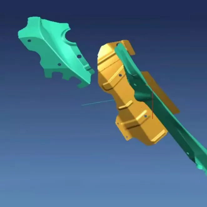 Automotive kleine verstevigingsplaat stempelmatrijzen